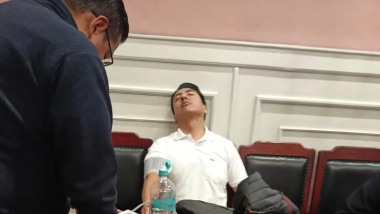 Marco Pumari se descompone en pleno juicio y suspenden audiencia