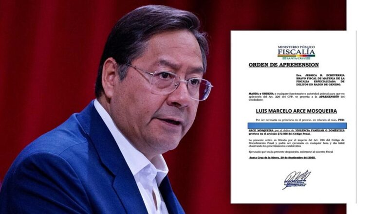 Hay orden de aprehensión contra el hijo de Arce por violencia familiar: “Toda denuncia debe investigarse”, asegura el Jefe de Estado