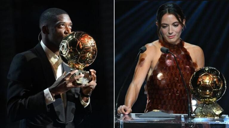 Ousmane Dembélé y Aitana Bonmatí ganan el Balón de Oro 2025