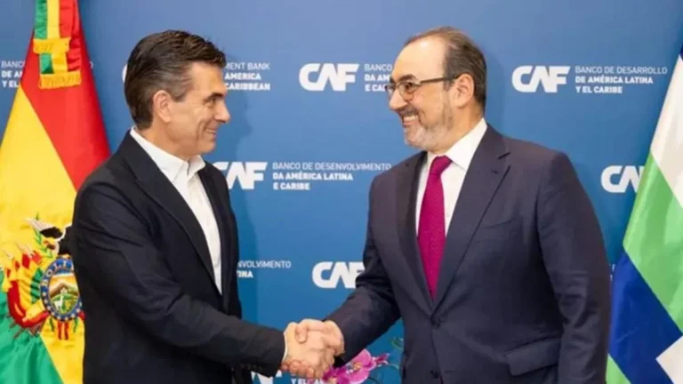 CAF se reúne con Paz y anuncia programa de apoyo por $us 3.100 millones para Bolivia
