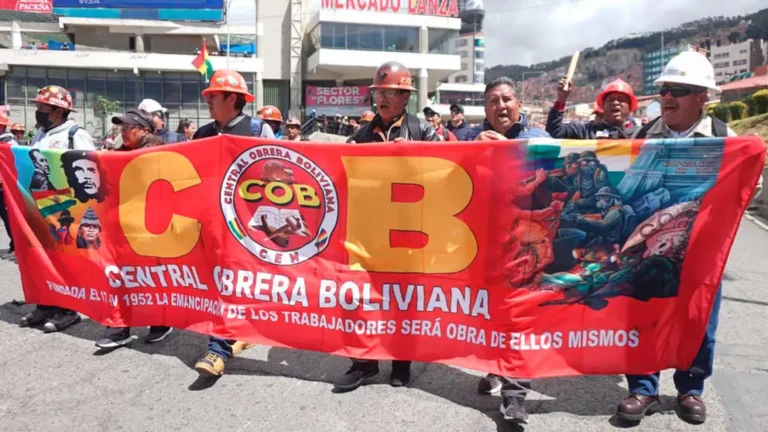 COB convoca la marcha ‘Bolivia No Se Vende’ desde Calamarca el sábado