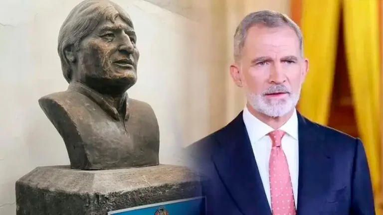 Evo considera que retirar su busto de la Asamblea es «reverencia al Rey de España»