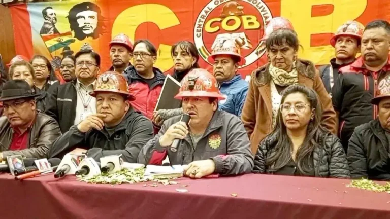 COB rechaza modificar la Ley del Trabajo y anuncia marcha nacional para entregar pliego petitorio