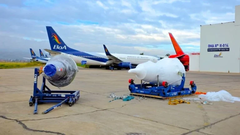 Llegan al país dos motores para reforzar la flota de Boliviana de Aviación